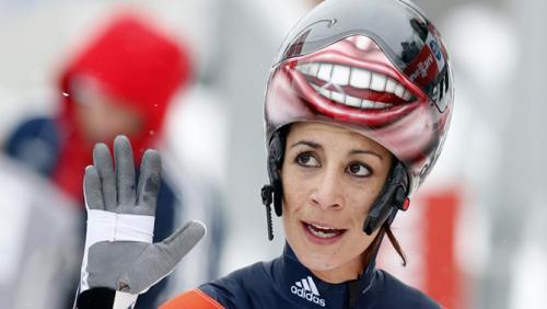 Самые яркие шлемы скелетонистов