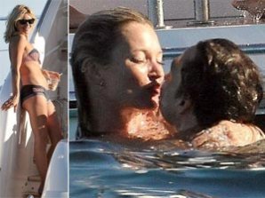 Кейт Мосс предпочитает на отдыхе эль, сигареты и секс