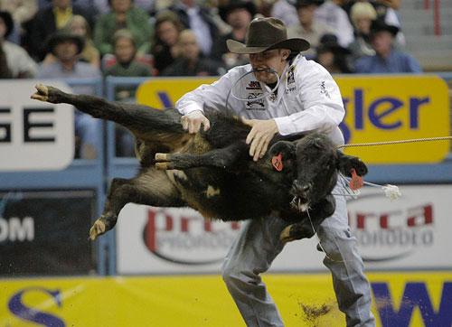Американские ковбои отметили юбилей родео