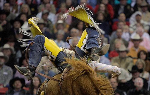 Американские ковбои отметили юбилей родео