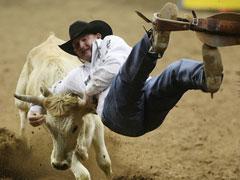 Американские ковбои отметили юбилей родео