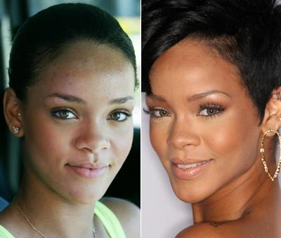 Звезды Голливуда с макияжем и без. Часть 3