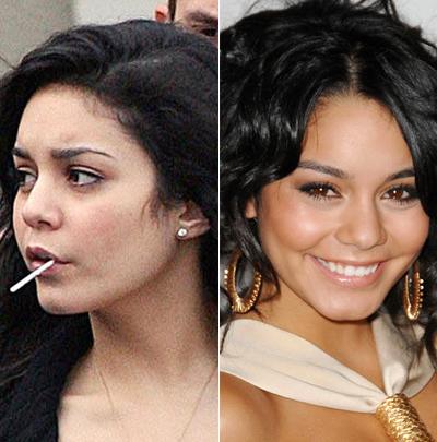 Звезды Голливуда с макияжем и без. Часть 3