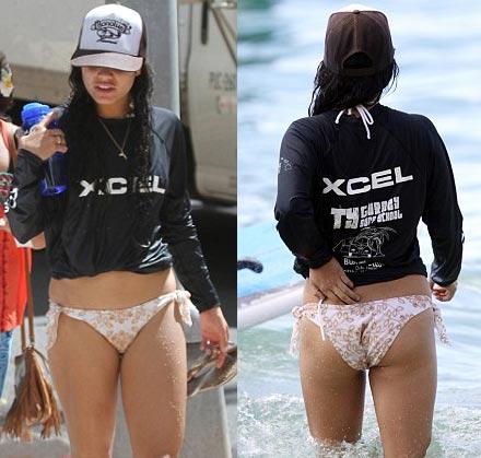 Ванесса Хадженс ловит волну на Гавайях