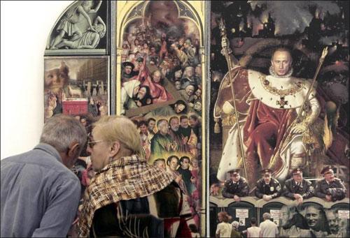 Выставка в Манеже: сильных мира "отфотошопили"…