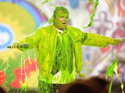 Nickelodeon забрызгал звезд слизью