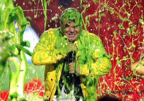 Nickelodeon забрызгал звезд слизью