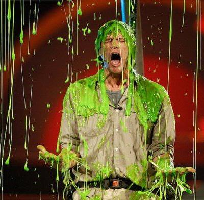 Nickelodeon забрызгал звезд слизью