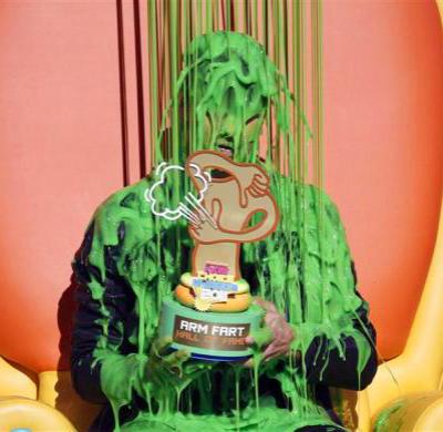 Nickelodeon забрызгал звезд слизью