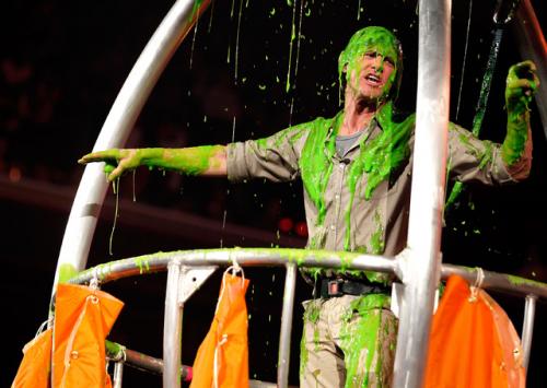 Nickelodeon забрызгал звезд слизью