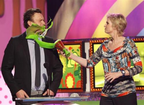 Nickelodeon забрызгал звезд слизью