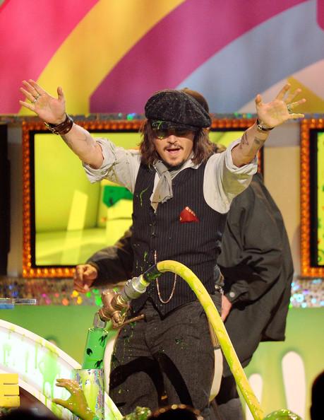 Nickelodeon забрызгал звезд слизью