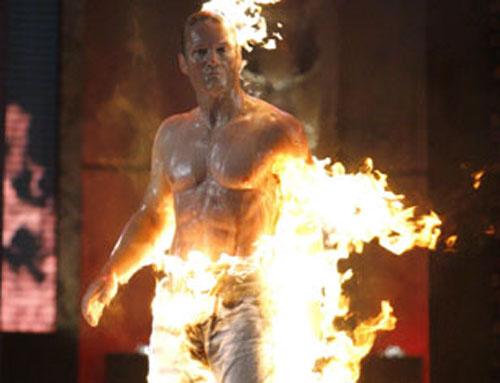 Трюкачи горели на вручении премии