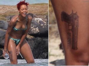 Рианна показала новые тату