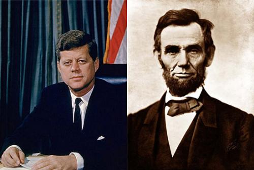 Линкълн и Кенеди. Съдбовна връзка. Линкълн е роден през 1818 г. Кенеди е роден през 1918 г. (разлика от 100 години) Линкълн става президент на САЩ през 1860 г., Кенеди стана президент на Съединените щати през 1960 г. (разлика от 100 години),