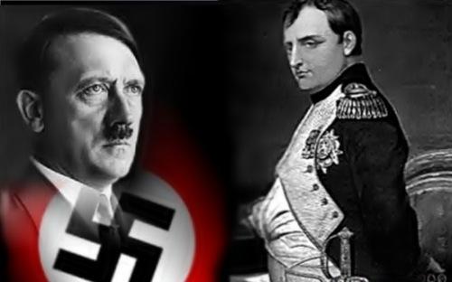 Наполеон — ГитлерНаполеон родился в 1760 г.Гитлер родился в 1889 г.(разница 129 лет)Наполеон пришел к власти в 1804 г.Гитлер пришел к власти в 1933 г.(разница 129 лет)Наполеон вошел в Вену в 1812 г.Гитлер вошел в Вену в 1941 г.(разница 129 лет)
