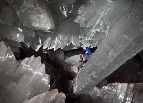 Удивительные мексиканские пещеры в шахте Найка