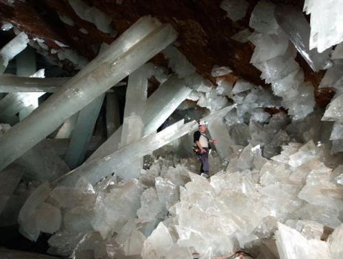 Удивительные мексиканские пещеры в шахте Найка