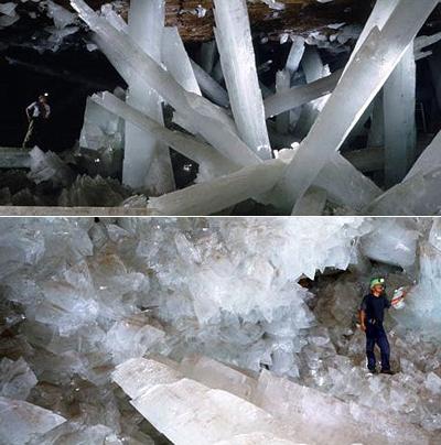 Удивительные мексиканские пещеры в шахте Найка