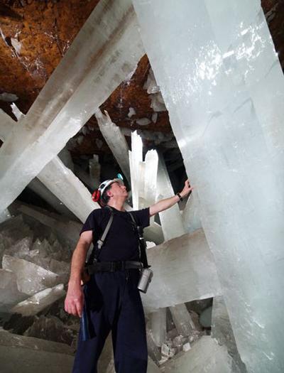 Удивительные мексиканские пещеры в шахте Найка