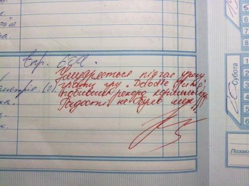 Самые необычные записи учителей в дневниках