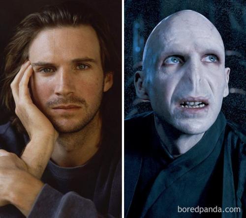 Актеры до и после грима