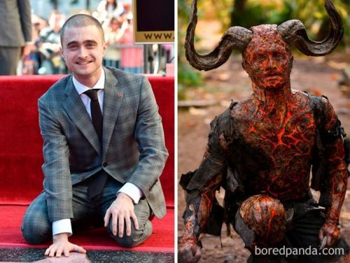 Актеры до и после грима