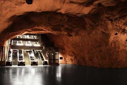 Метро в Стокгольме — музей под землей