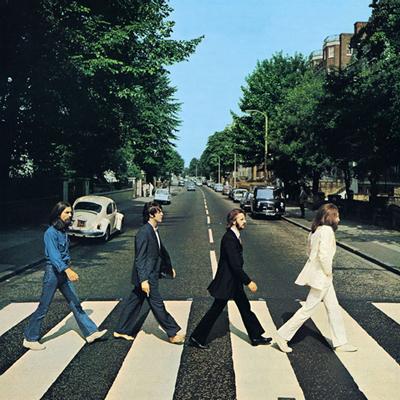 Кадры с фотосессии The Beatles для обложки к альбому Abbey Road