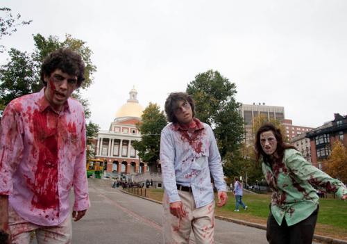 Зомби-парады прошли в 26-ти городах мира