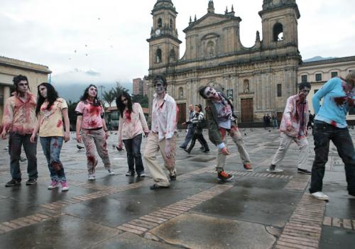 Зомби-парады прошли в 26-ти городах мира