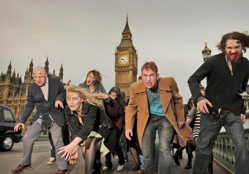 Зомби-парады прошли в 26-ти городах мира