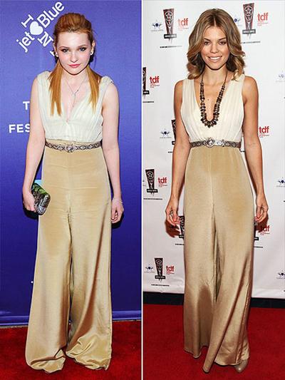 Позорное дефиле: звезды в одинаковых нарядах