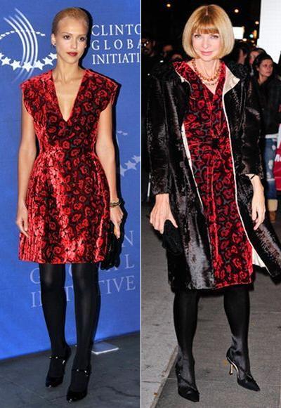 Джессика Альба (Jessica Alba) - Анна Винтур (Anna Wintour)