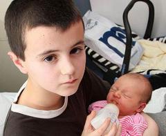 Мальчик стал отцом в 13 лет