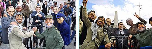 Групповой велосипед имитирует карусели