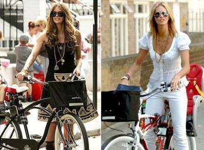 Звезды на велосипедах