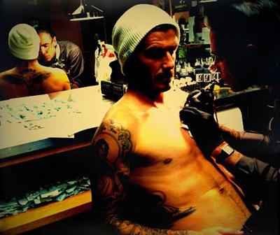 Дэвид Бекхэм сделал себе новую татуировку