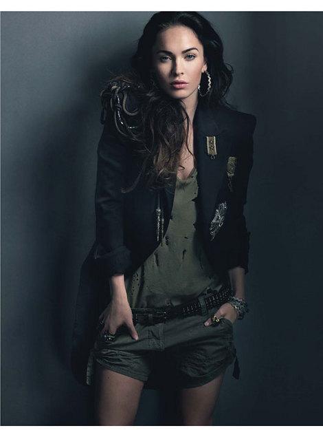 Меган Фокс сняли без косметики