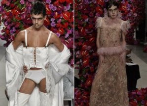 Показ испанского дизайнера на неделе мужской моды в Нью-Йорке возбудил Ляшко