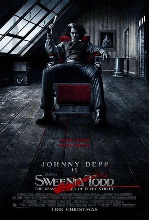 Главный приз в номинации «лучший постер 2007 года»  получает постер к фильму Тима Бертона «Суинни Тодд, маньяк-парикмахер» (Sweeney Todd)…