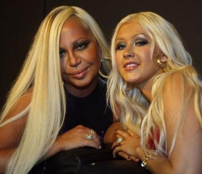 Кристина Агилера с «коллегами по цеху»