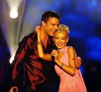 Кристина Агилера с «коллегами по цеху»