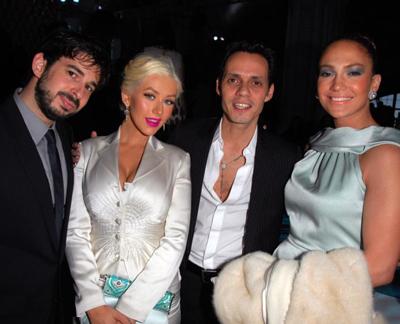 Кристина Агилера с «коллегами по цеху»