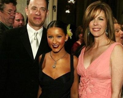 Кристина Агилера с «коллегами по цеху»