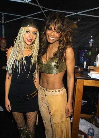 Кристина Агилера с «коллегами по цеху»