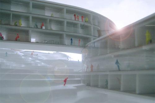 Норвежский отель прогнётся для лыжников «зигзагом»