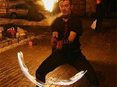 Файермены «зажгли»  Киев