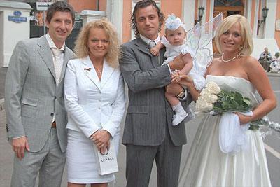 Долина стала крёстной дочери Началовой и Алдонина