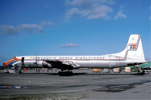  CL-44
18  1981    CL-44 ( LV-JTN,  Transporte A&#233;reo Rioplatense, ),       -  ,     .